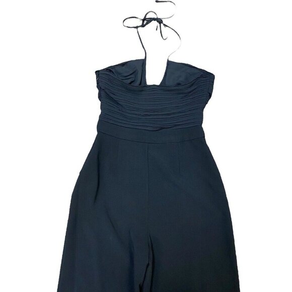 Jonathan Simkhai Sz 4 Jumpsuit Black Classic Preppy Minimalist Designer Wedding - Picture 6 of 10
